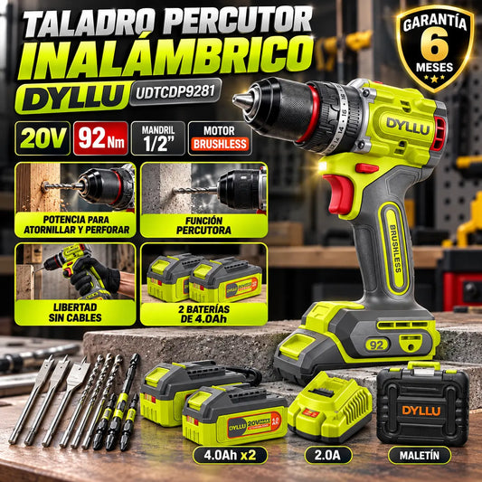 Taladro Inalámbrico con Percutor 1/2"
