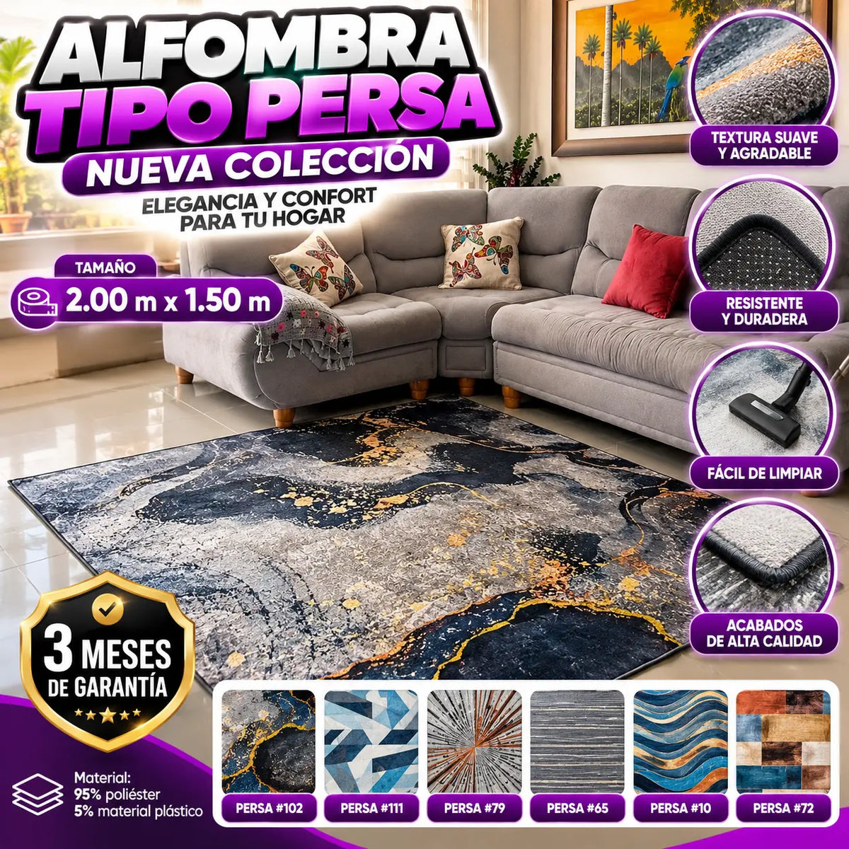 ALFOMBRA TIPO PERSA